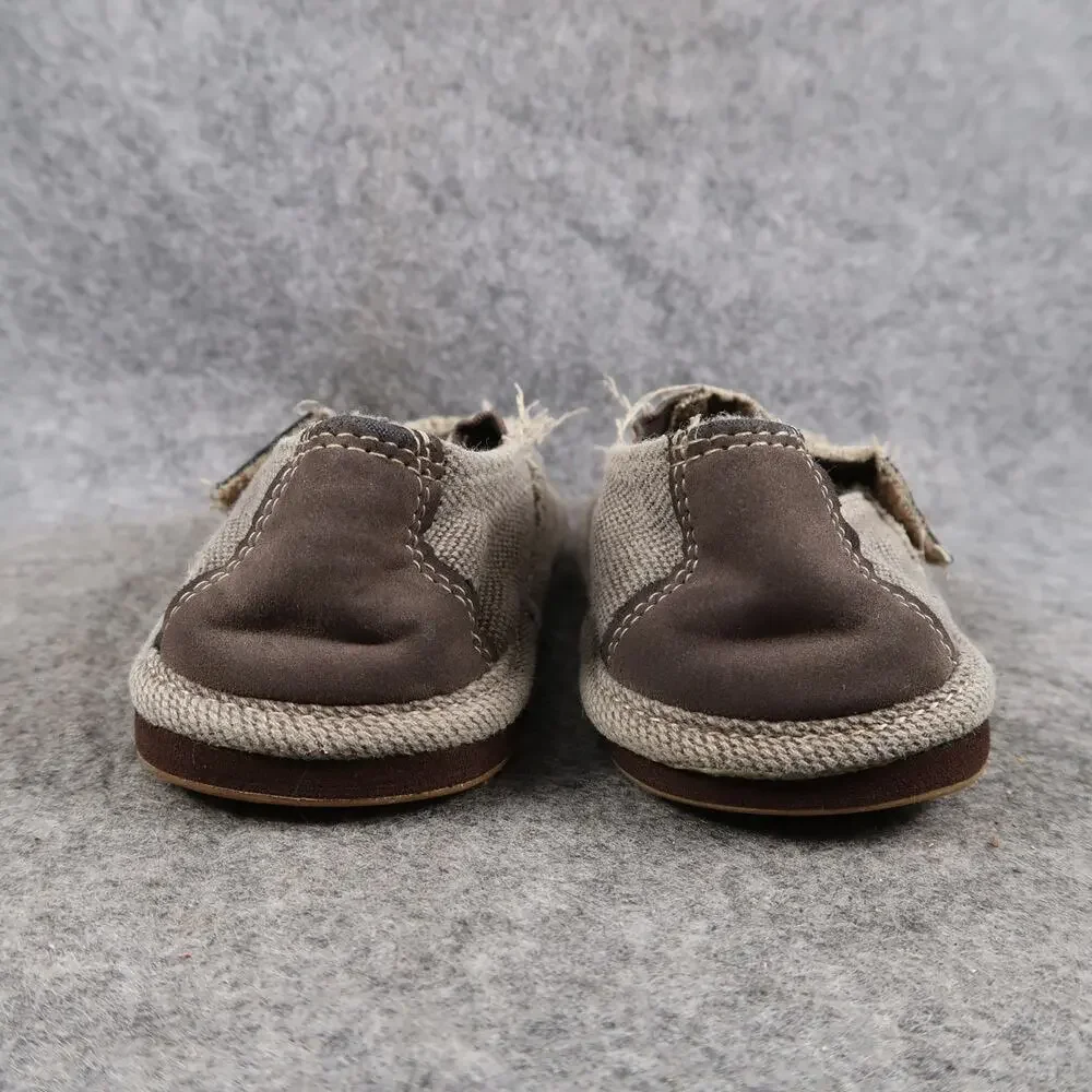 The Childrens Place Shoes Kids 1 Casual Slip On Moc Loafer Flat Raw Edge Surf